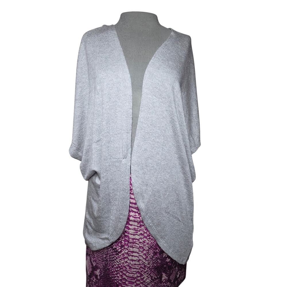 Torrid Gray Open Front Cardigan Size 1X